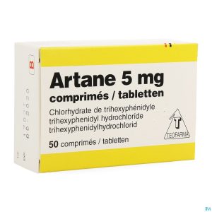 Artane (Trihexyphenidyl) product photo