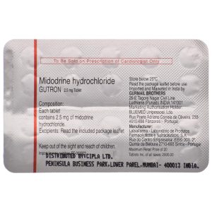 Brand Gutron (Midodrine Hydrochloride) product photo