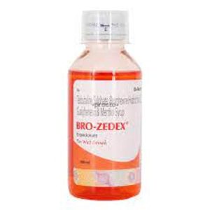 Bro-Zedex Syrup (Bromhexine/guaifenesin/menthol/terbutaline) product photo