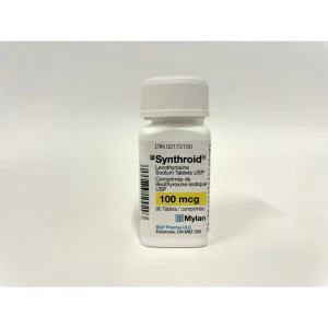 Synthroid (Levothyroxine) product photo