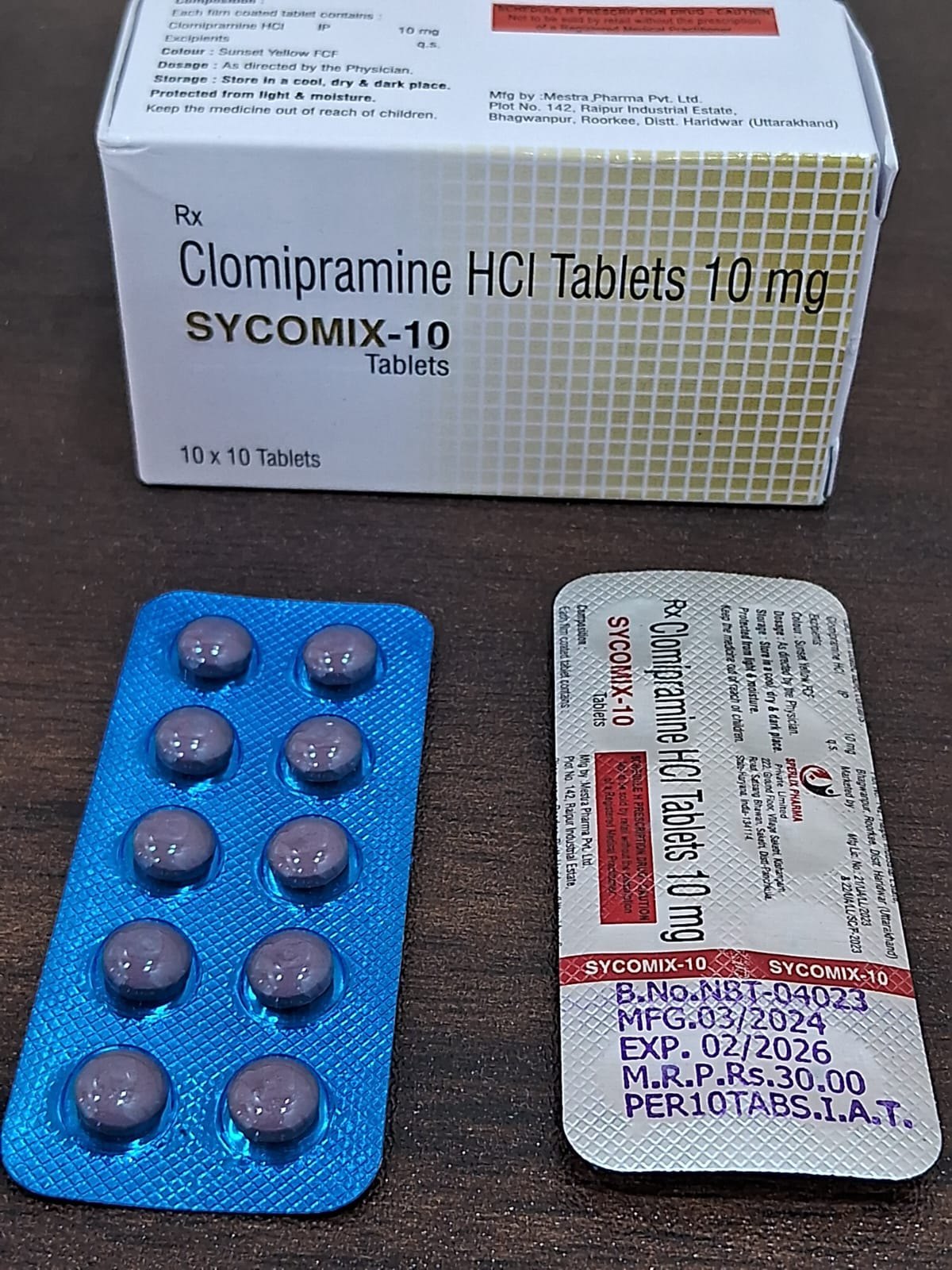 Clomipramine product photo