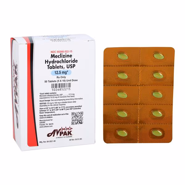 Meclizine (Meclizine Hydrochloride) product photo