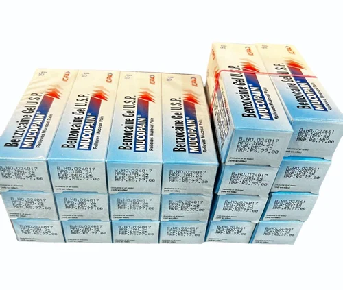 Mucopain (Benzocaine) product photo