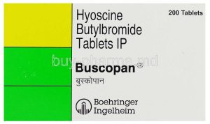 Buscopan (Hyoscine butylbromide) product photo