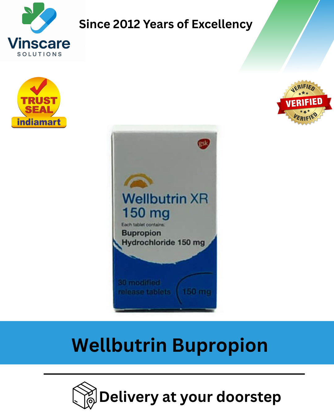 Wellbutrin SR (Bupropion) product photo