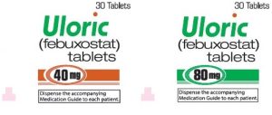 Uloric (Febuxostat) product photo
