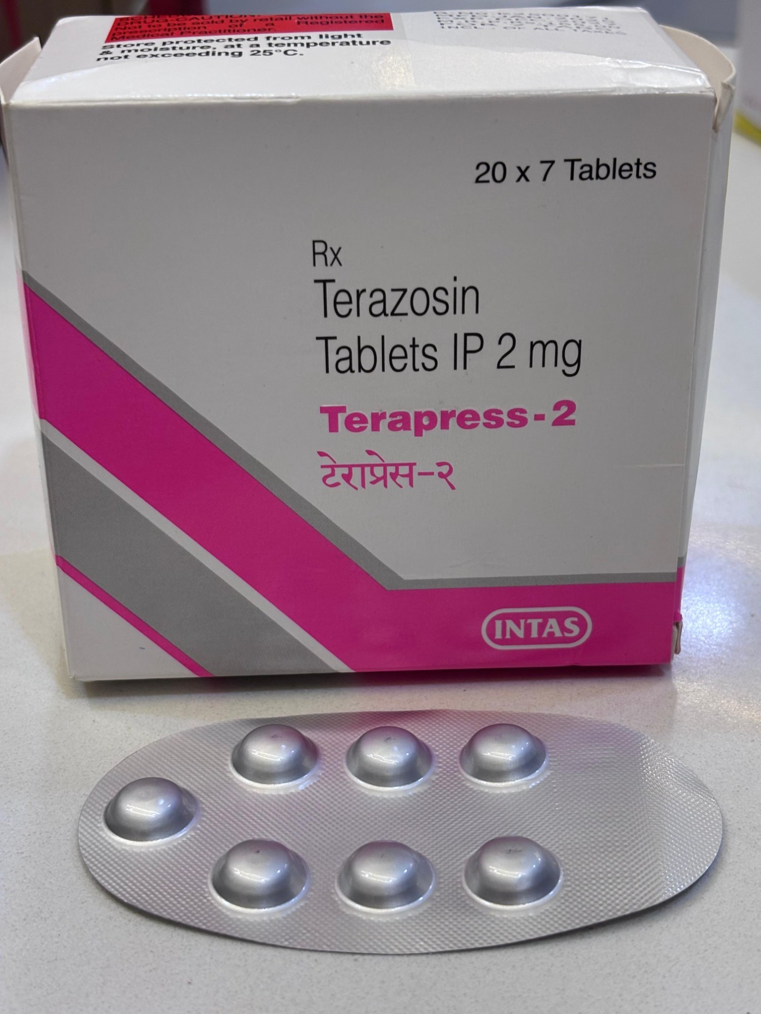 Terazosin hydrochloride product photo