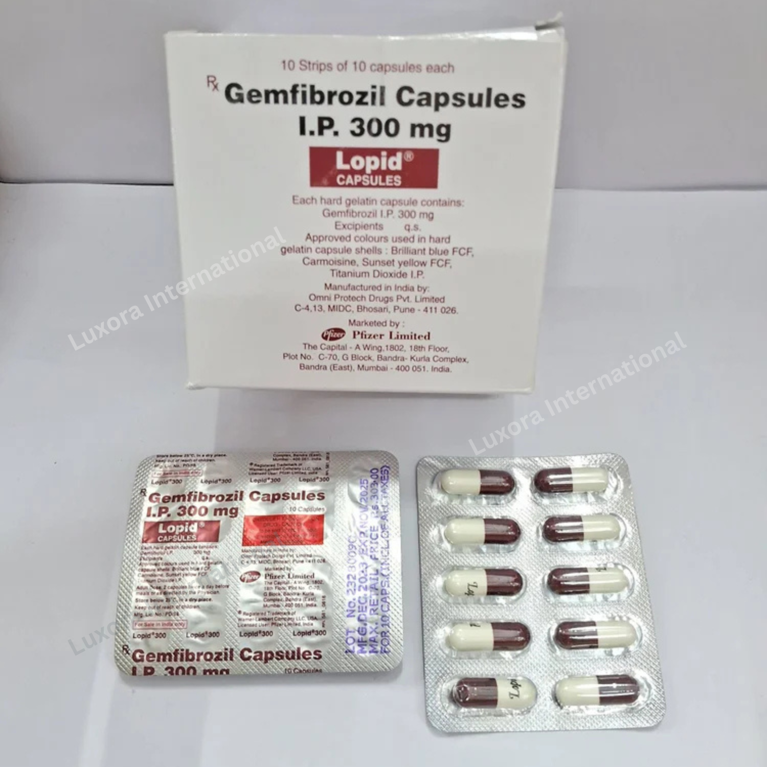 Lopid (Gemfibrozil) product photo