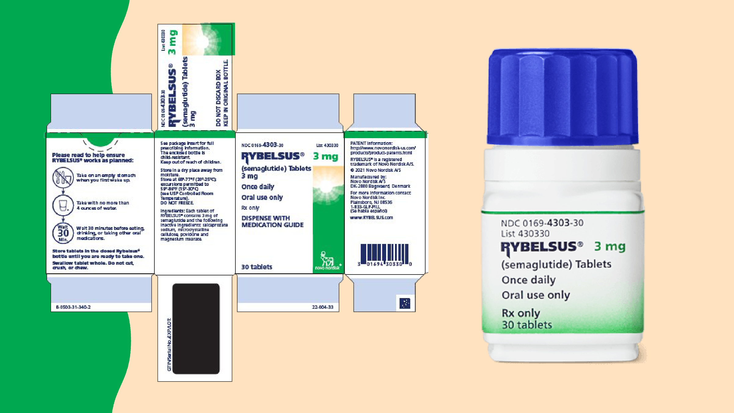 Rybelsus (Ozempic oral) (Semaglutide) product photo