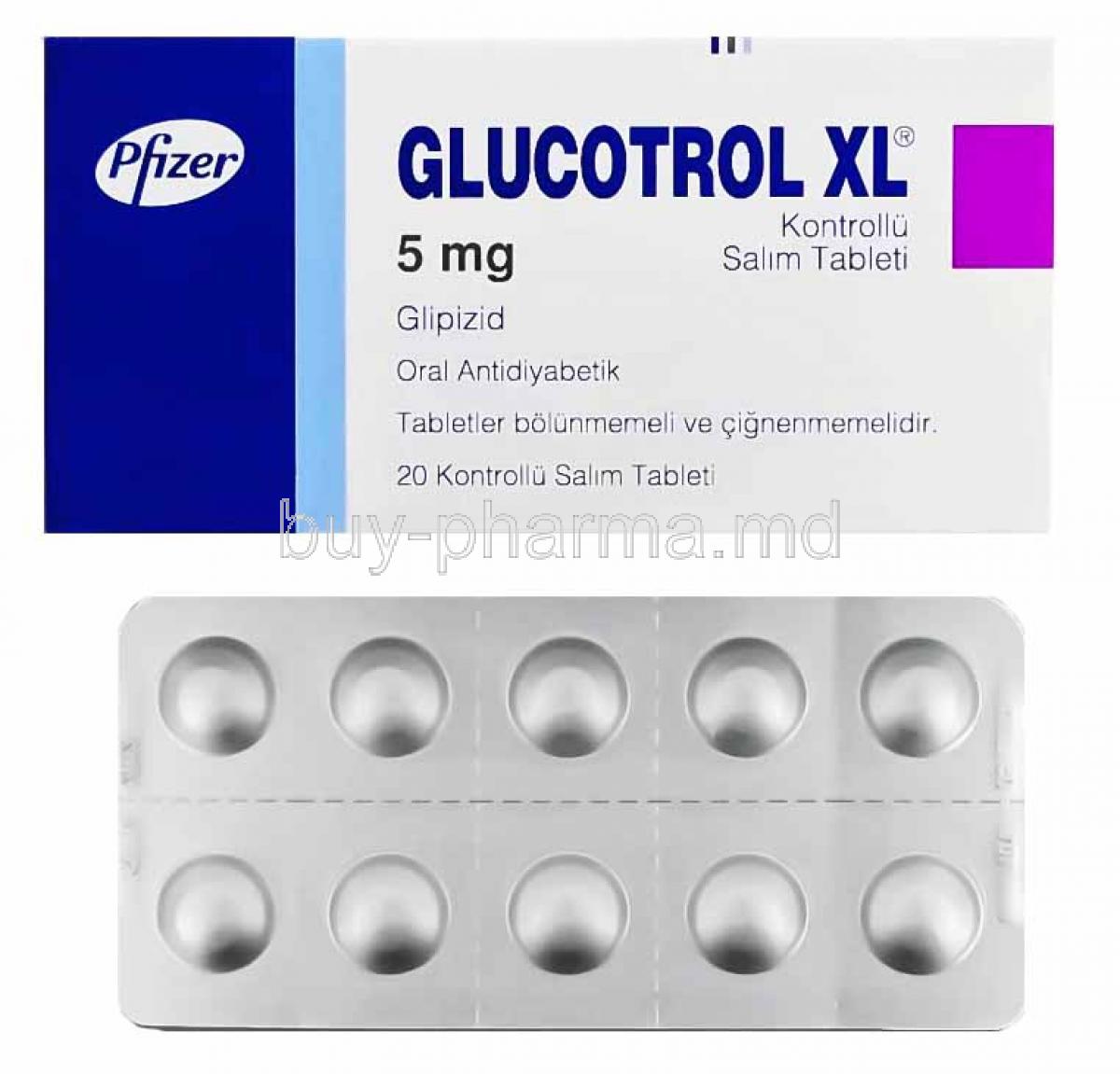 Glucotrol Xl (Glipizide) product photo