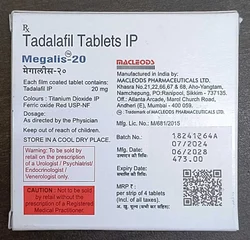 Megalis (Tadalafil) product photo