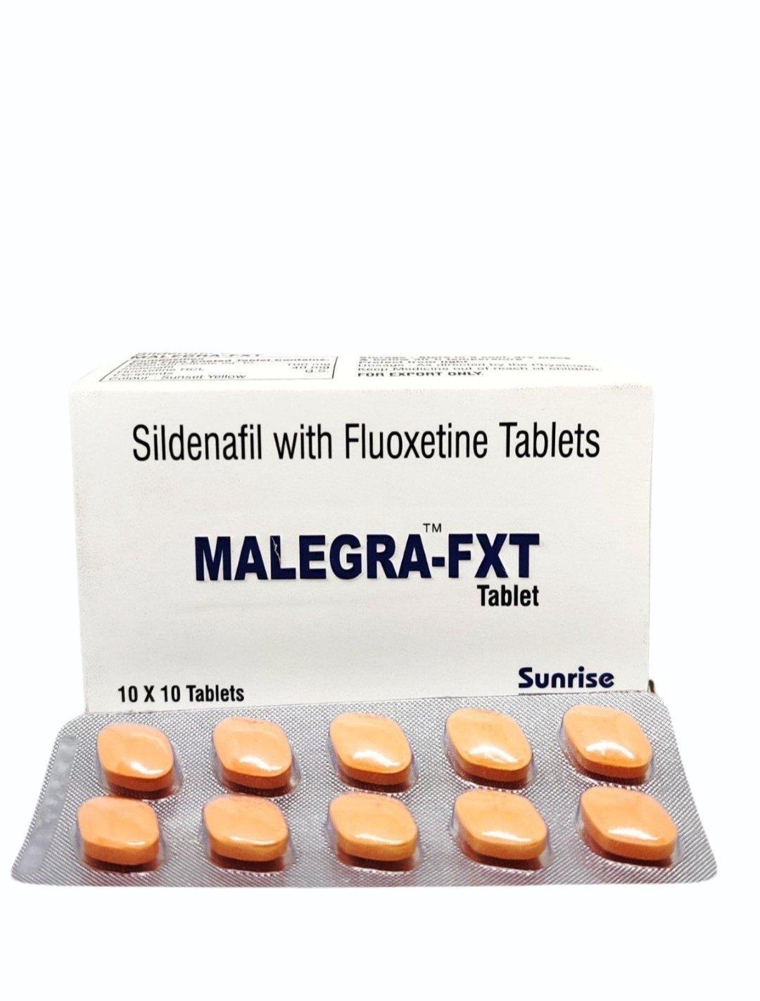 Malegra FXT (Sildenafil/Fluoxetine) product photo