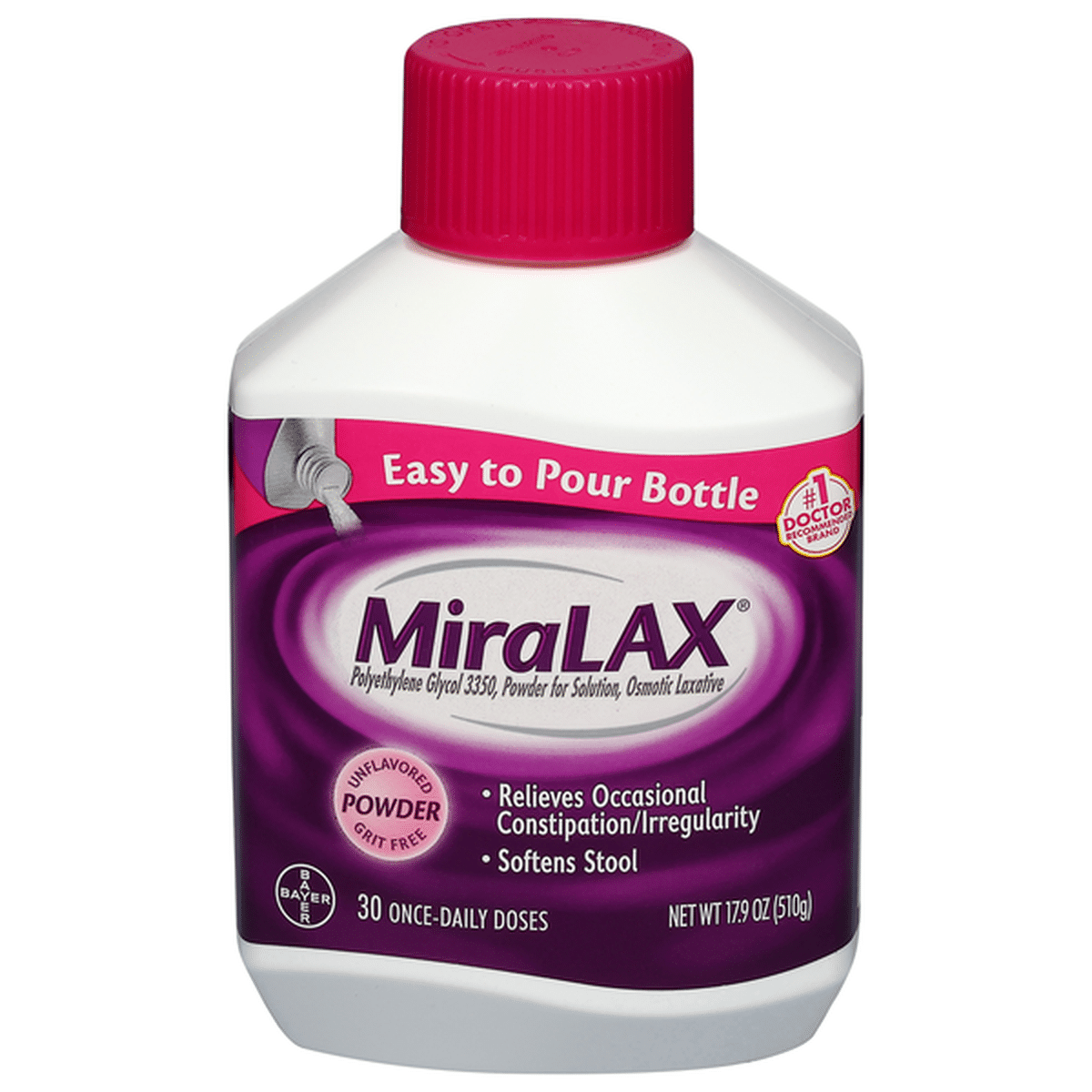 Miralax (Polyethylene glycol 3350) product photo